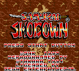 Samurai Shodown Title Screen